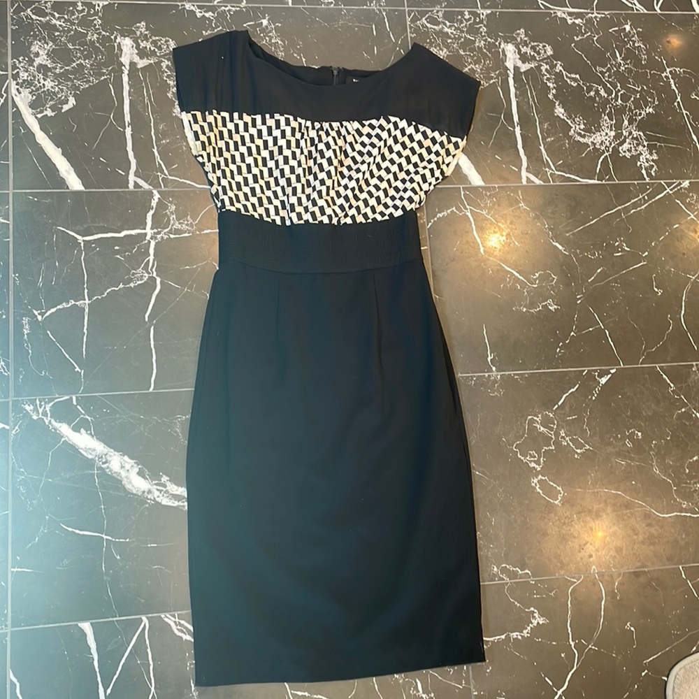 White House Black Market Geometric Sheath Dress